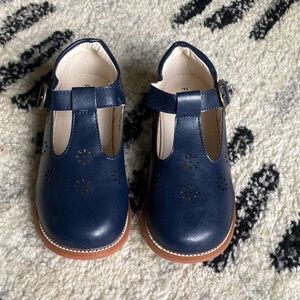 Classic Navy Kids T-Strap Dress shoes Shoes